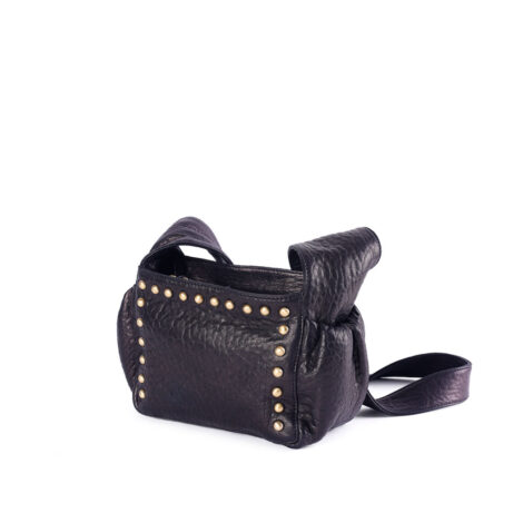 Soft Bag Small – Black | Handmade Leather Bag