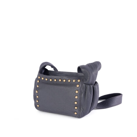 Soft Bag Small – Grey | Handmade Leather Bag